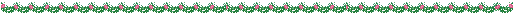 line of green roses